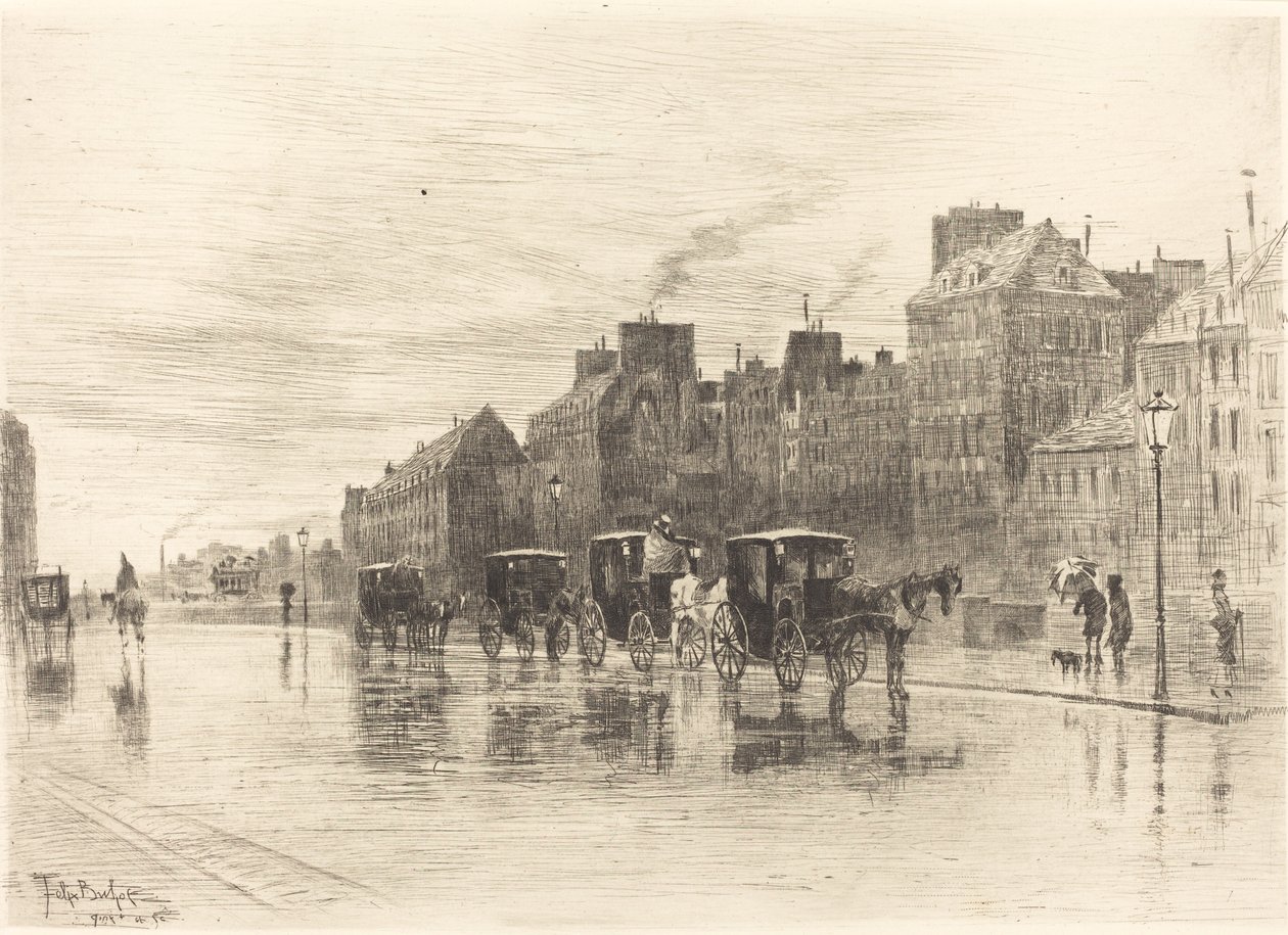 Wintermorgen am Quai de l