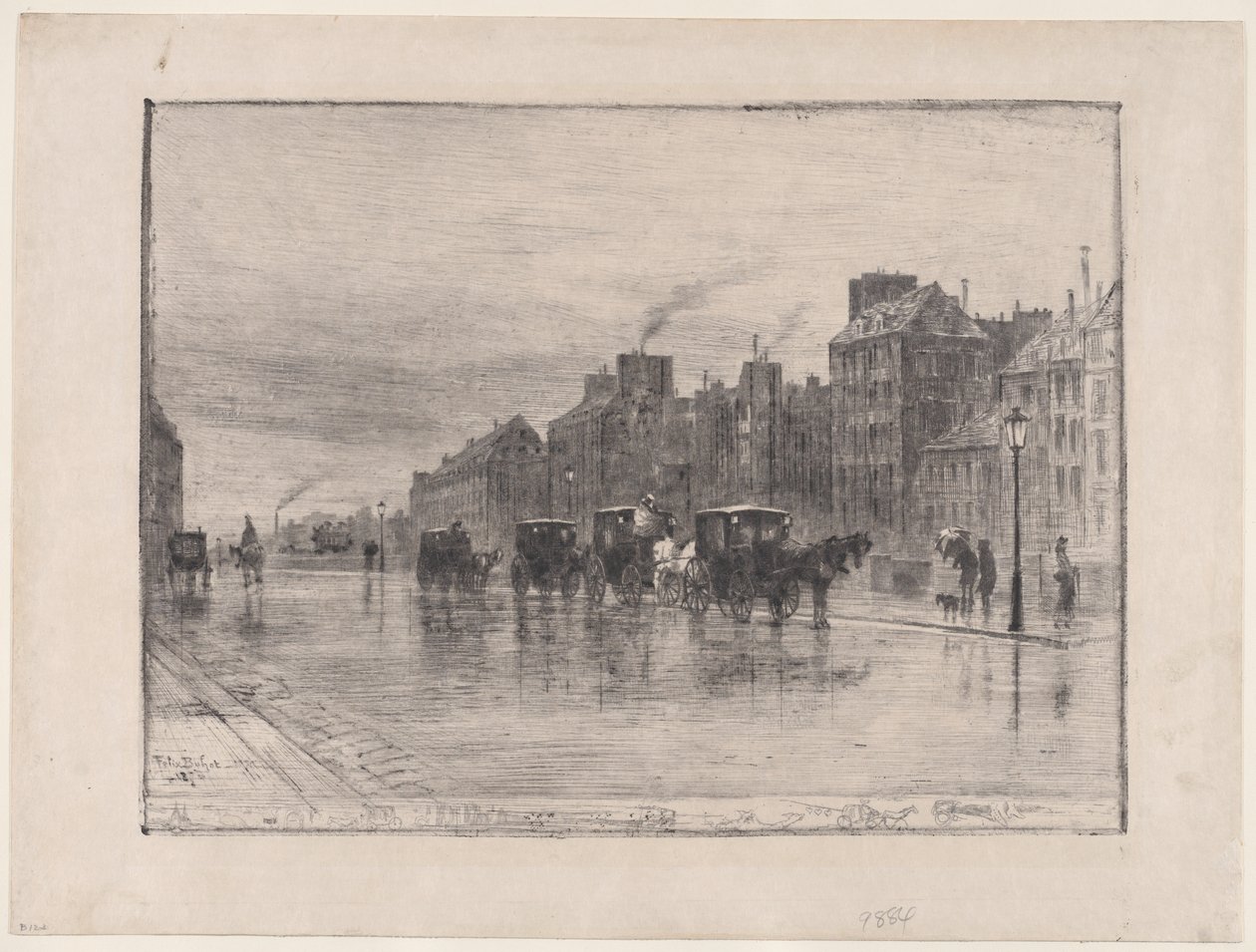 Wintermorgen am Quai de l