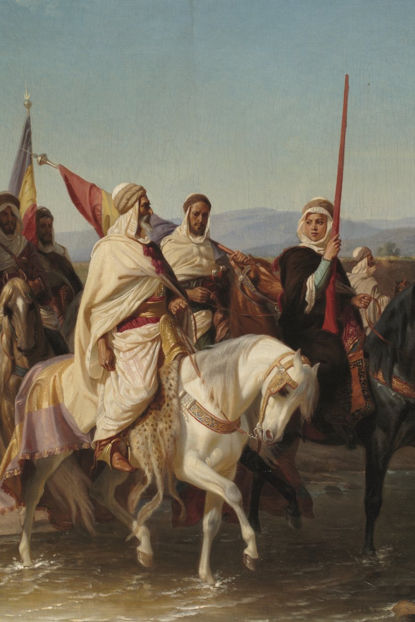 Porträts, vermutlich von Cherif Boubaghla und Lalla Fatma n