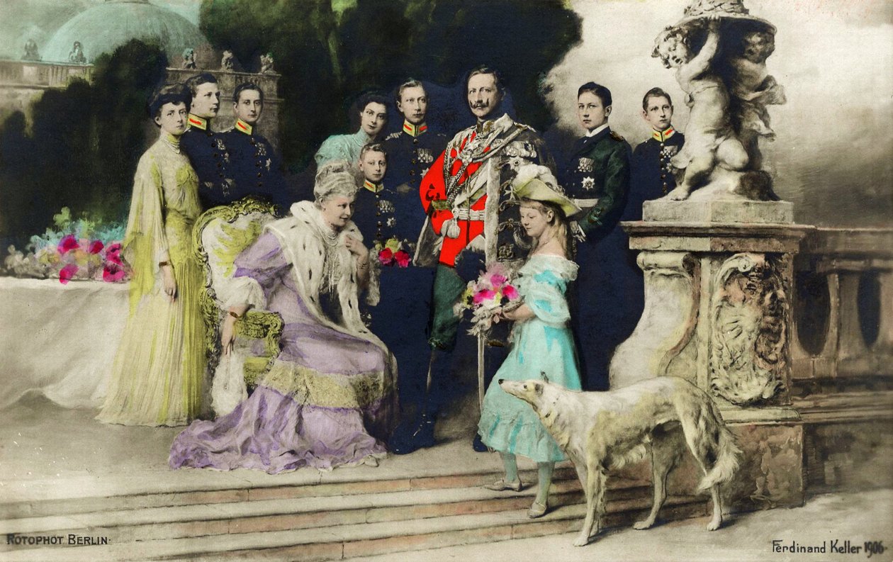 Das Silberne Jubiläum der Kaiserlichen Familie, 1906 von Ferdinand Keller