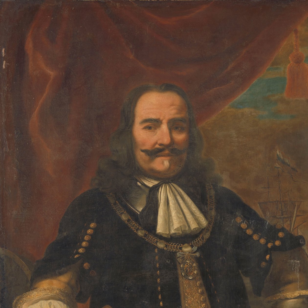 Michiel Adriaensz de Ruyter (1607-1676), Vizeadmiral von Ferdinand Bol (copy after)