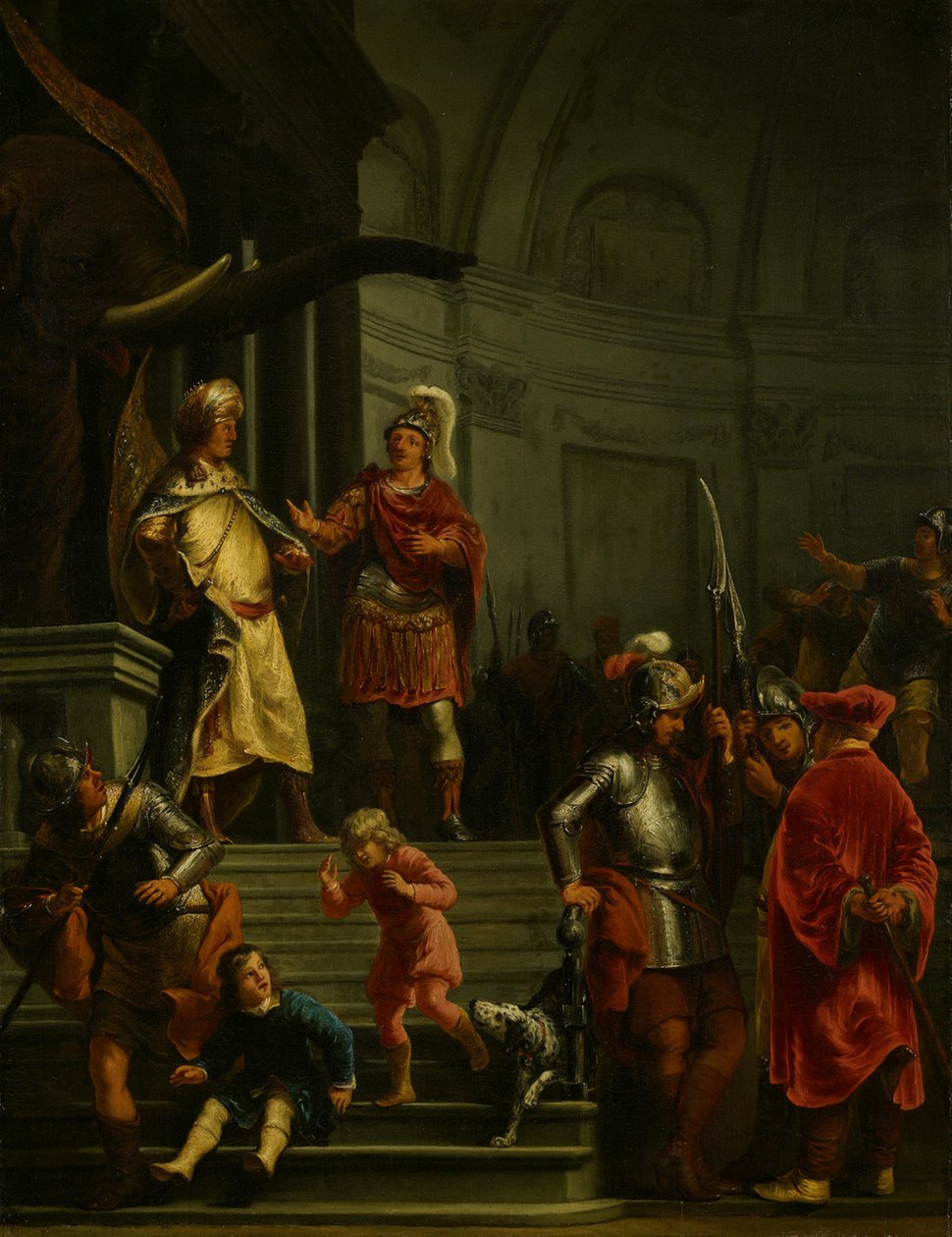 Die Unerschrockenheit des Fabricius im Heerlager des Pyrrhus von Ferdinand Bol