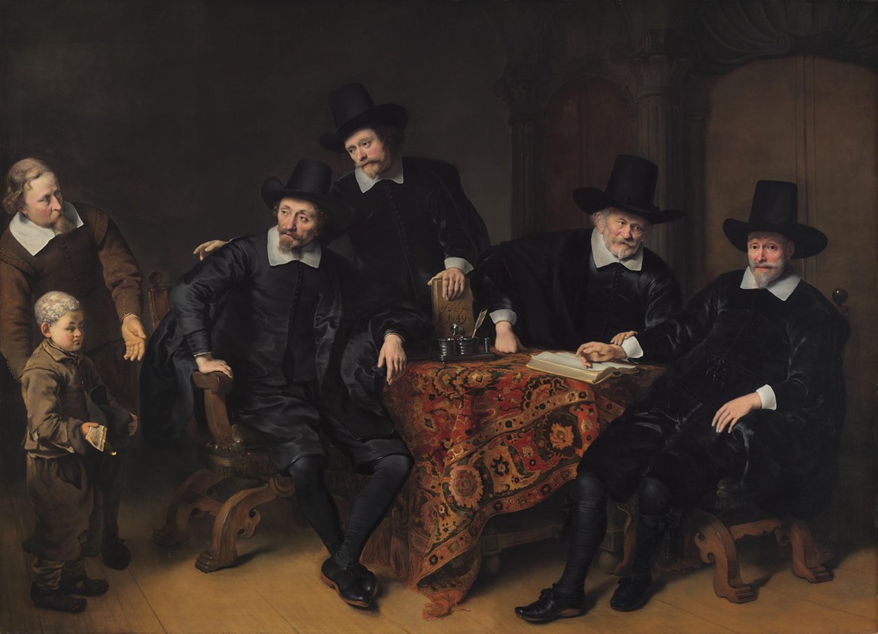 Die Regenten des Leprosenhauses von Ferdinand Bol