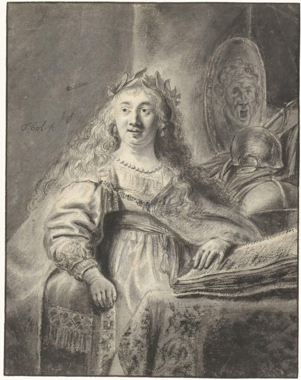 Minerva in ihrem Arbeitszimmer von Ferdinand Bol