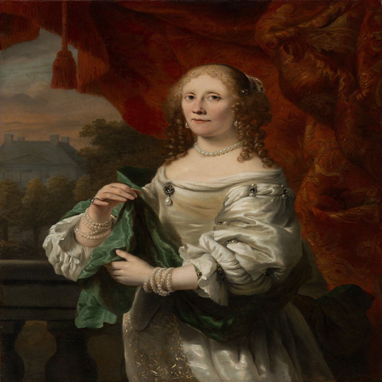 Porträt einer Frau von Ferdinand Bol