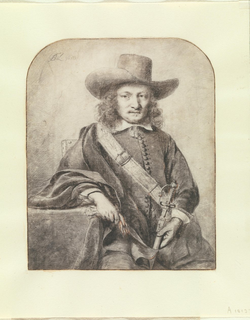 Porträt eines Offiziers aus Gouda von Ferdinand Bol