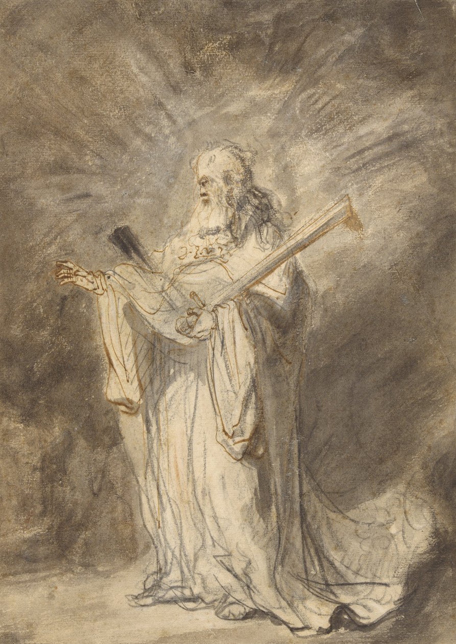 Der Bote Gottes erscheint Josua von Ferdinand Bol