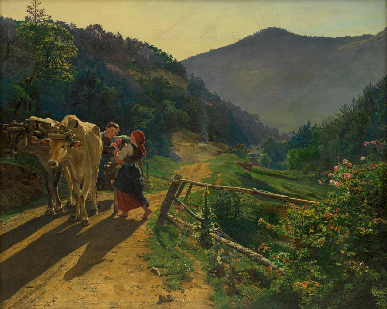 Die Rosenzeit von Ferdinand Georg Waldmüller