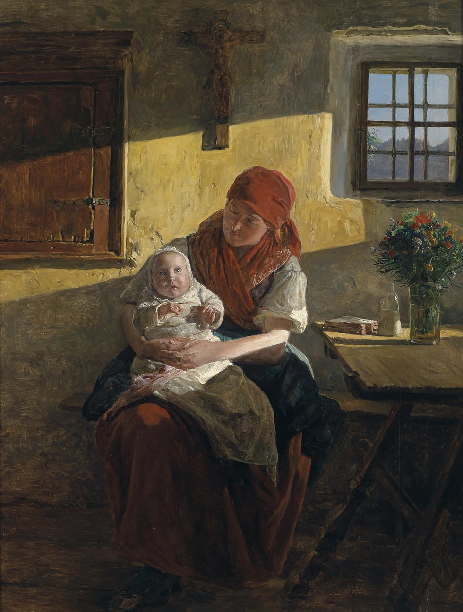 Ferdinand Georg Waldmüller Sonntagruhe 1859 von Ferdinand Georg Waldmuller