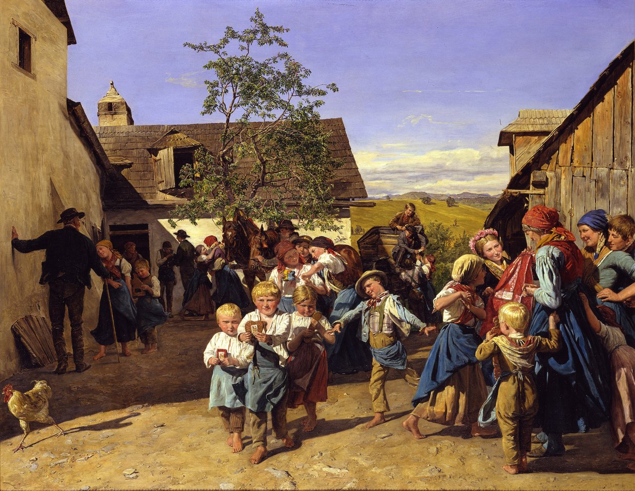 Rückkehr von der Kirchweih von Ferdinand Georg Waldmüller