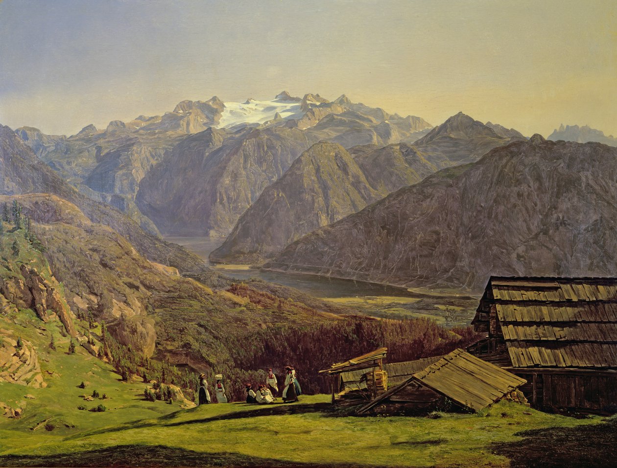 Hallstätter See von Ferdinand Georg Waldmuller