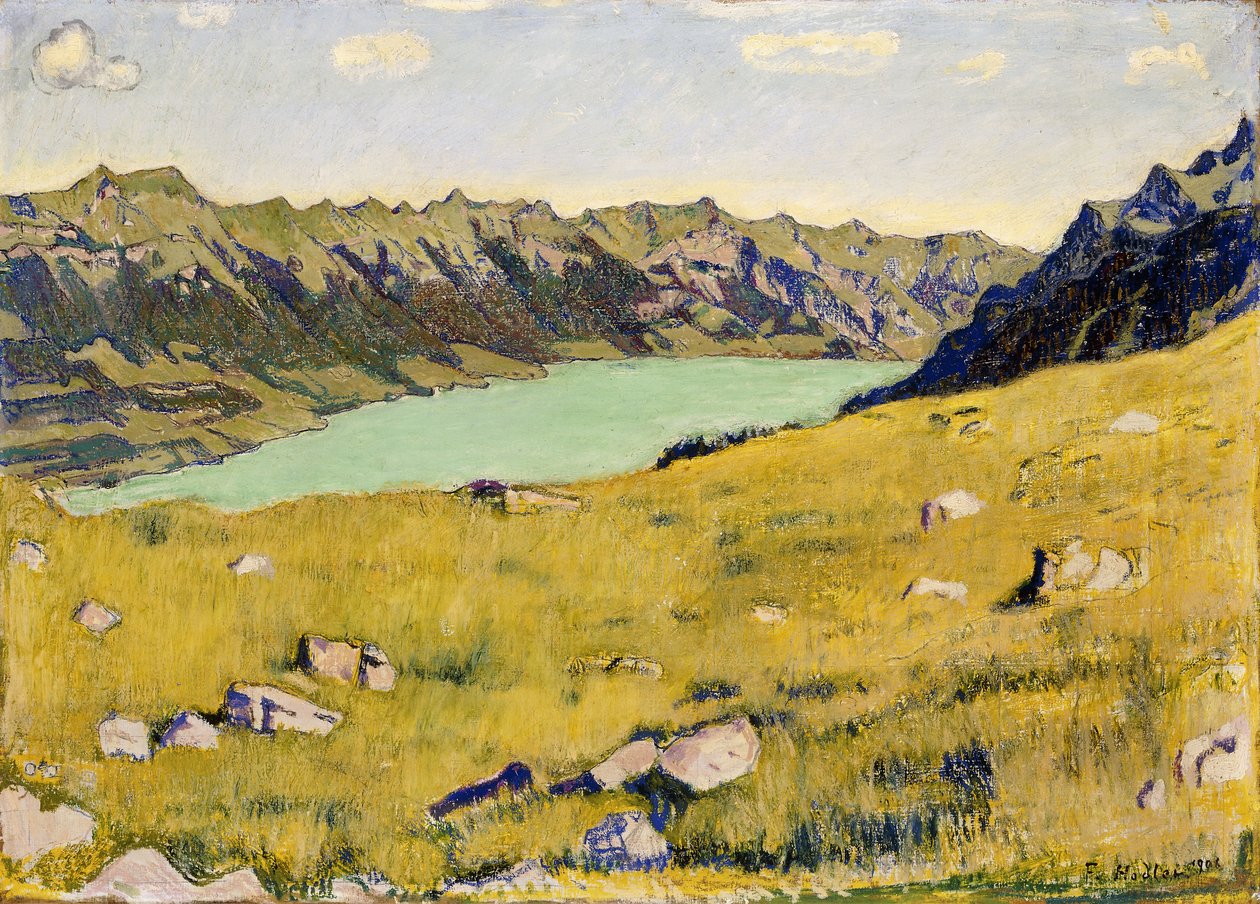 Der Brienzersee von Breitlauenen aus, 1906 von Ferdinand Hodler