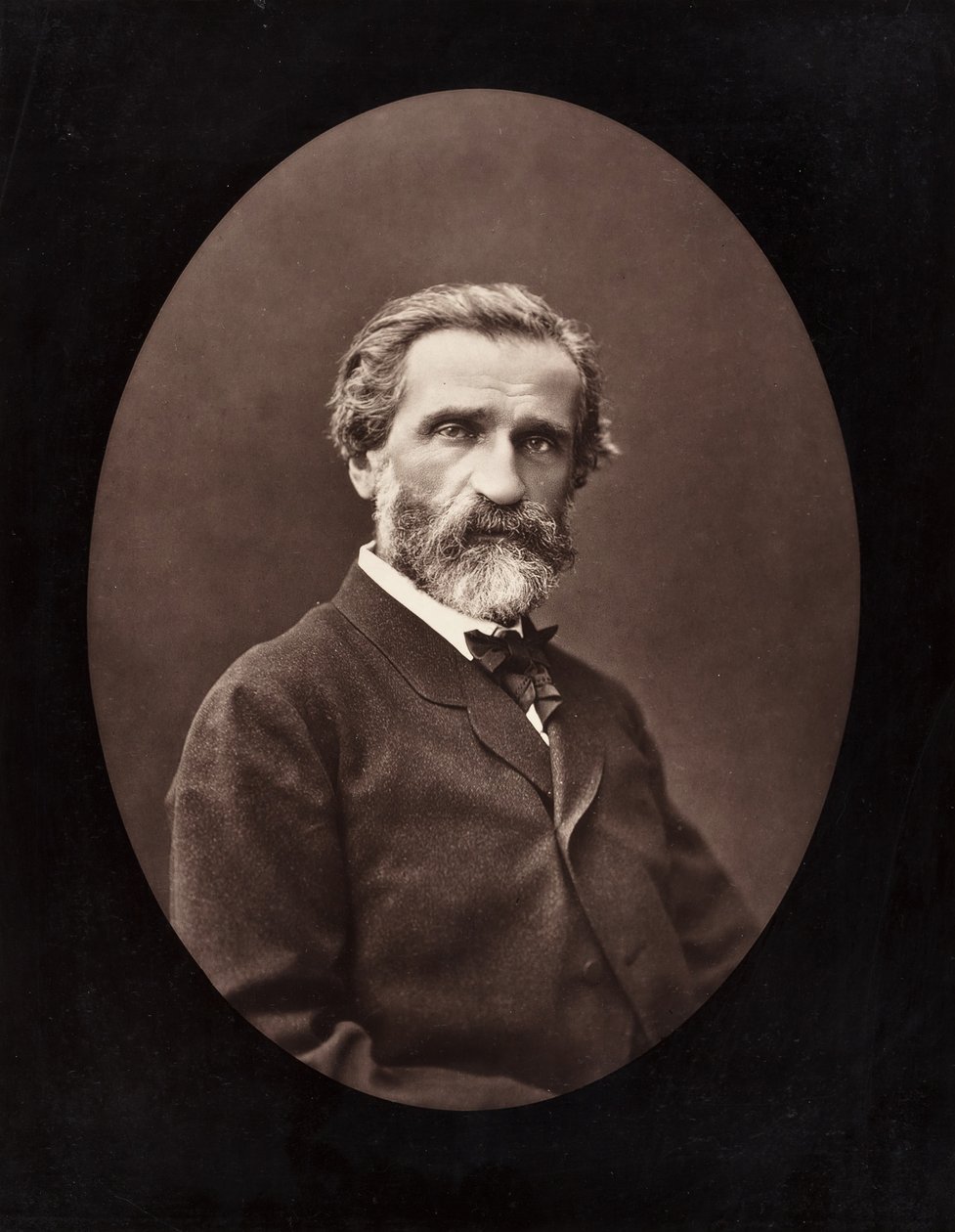 Giuseppe Verdi italienischer Komponist, 1813-1901, um 1872 von Ferdinand J. Mulnier