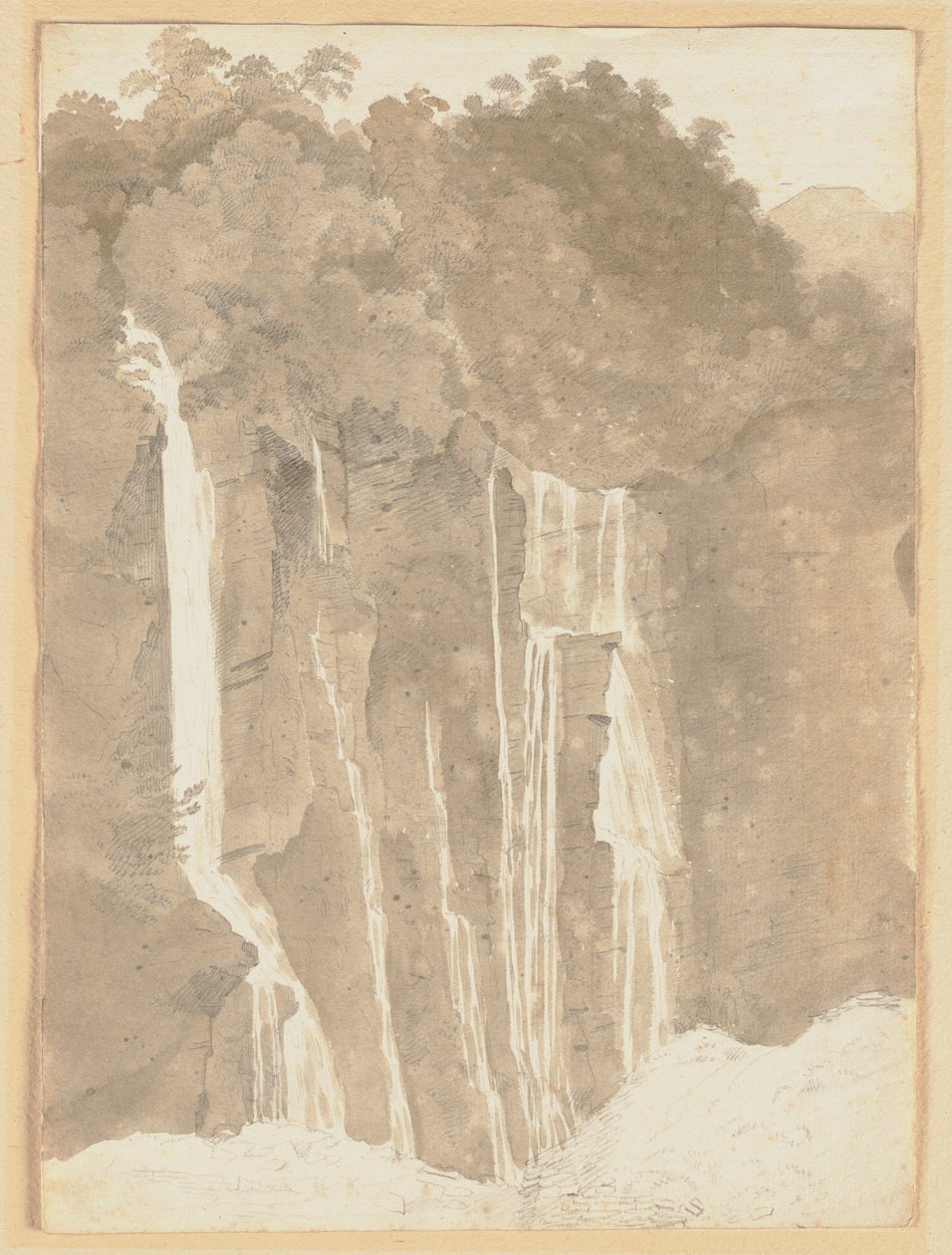Wasserfall von Ferdinand Kobell