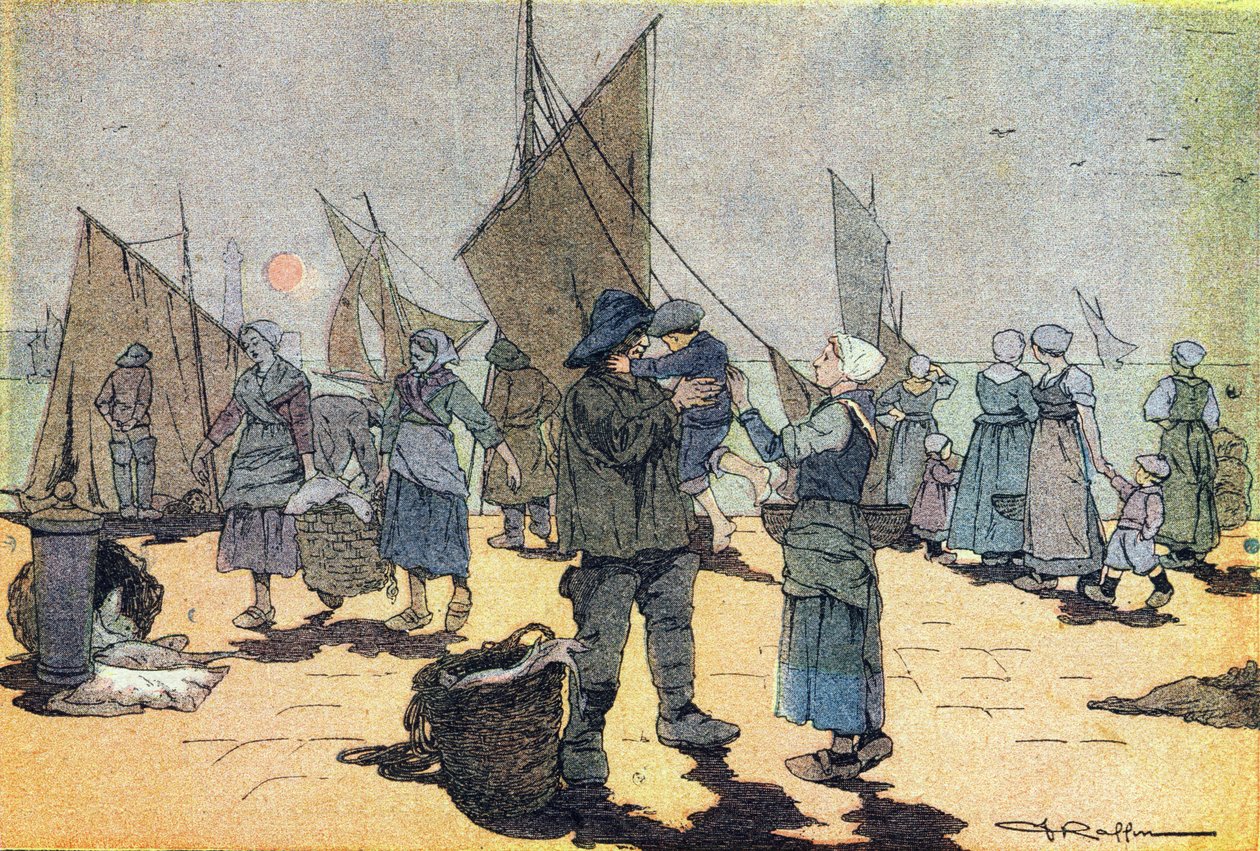 Die Rückkehr vom Fischen, in Imagier de l
