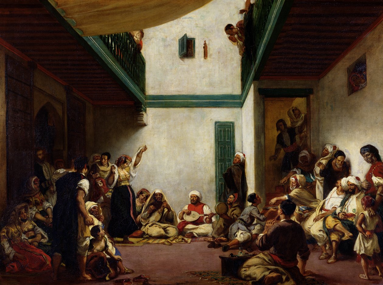 Eine jüdische Hochzeit in Marokko, 1841 von Ferdinand Victor Eugene Delacroix