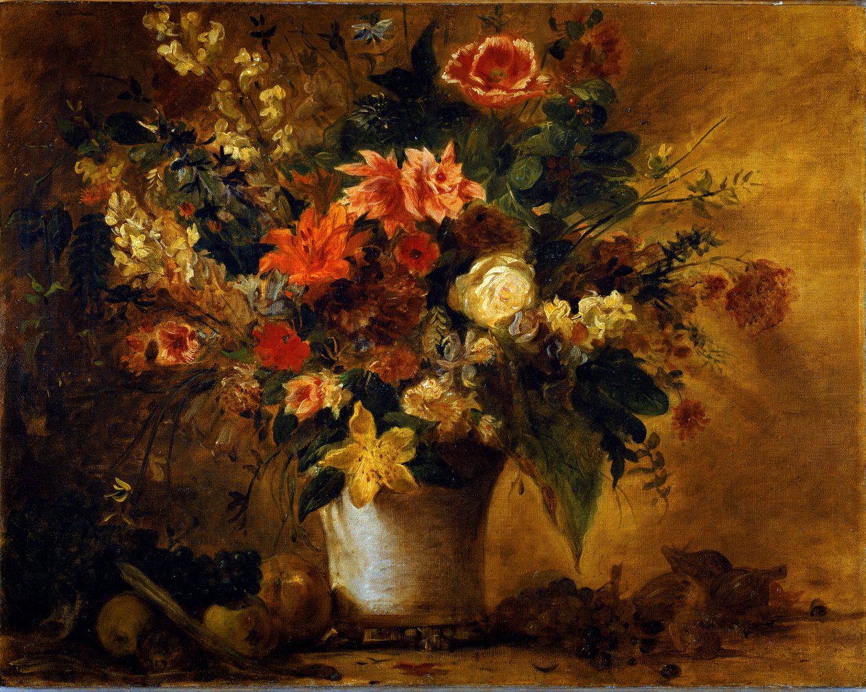 Blumen und Früchte von Ferdinand Victor Eugene Delacroix