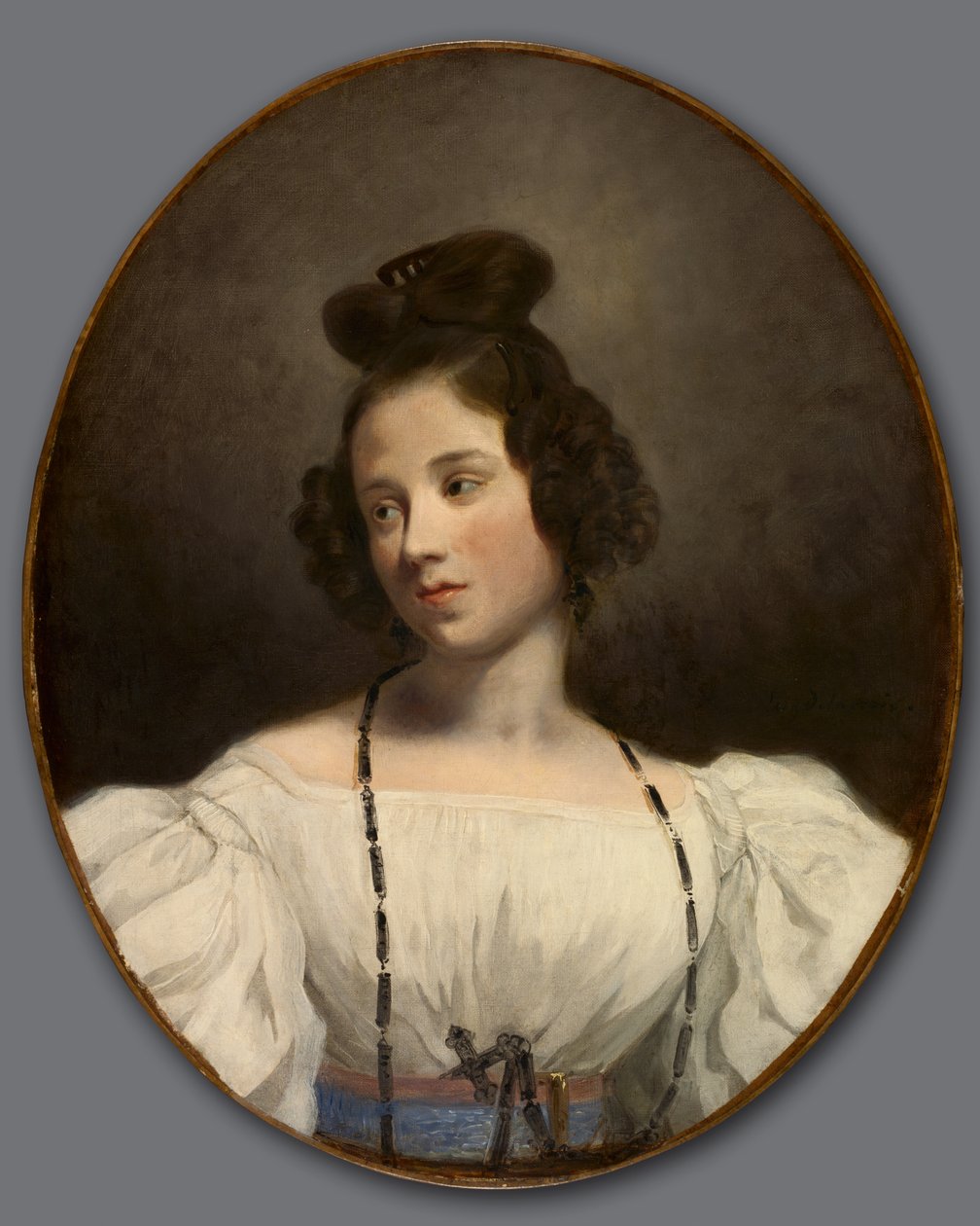 Mlle. Alexandrine-Julie de la Boutraye von Ferdinand Victor Eugene Delacroix