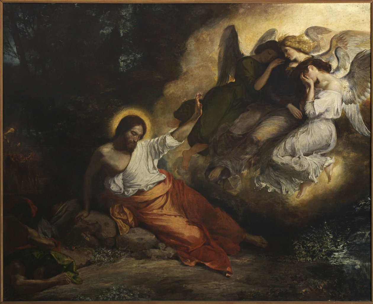 Die Agonie im Garten, 1826 von Ferdinand Victor Eugene Delacroix