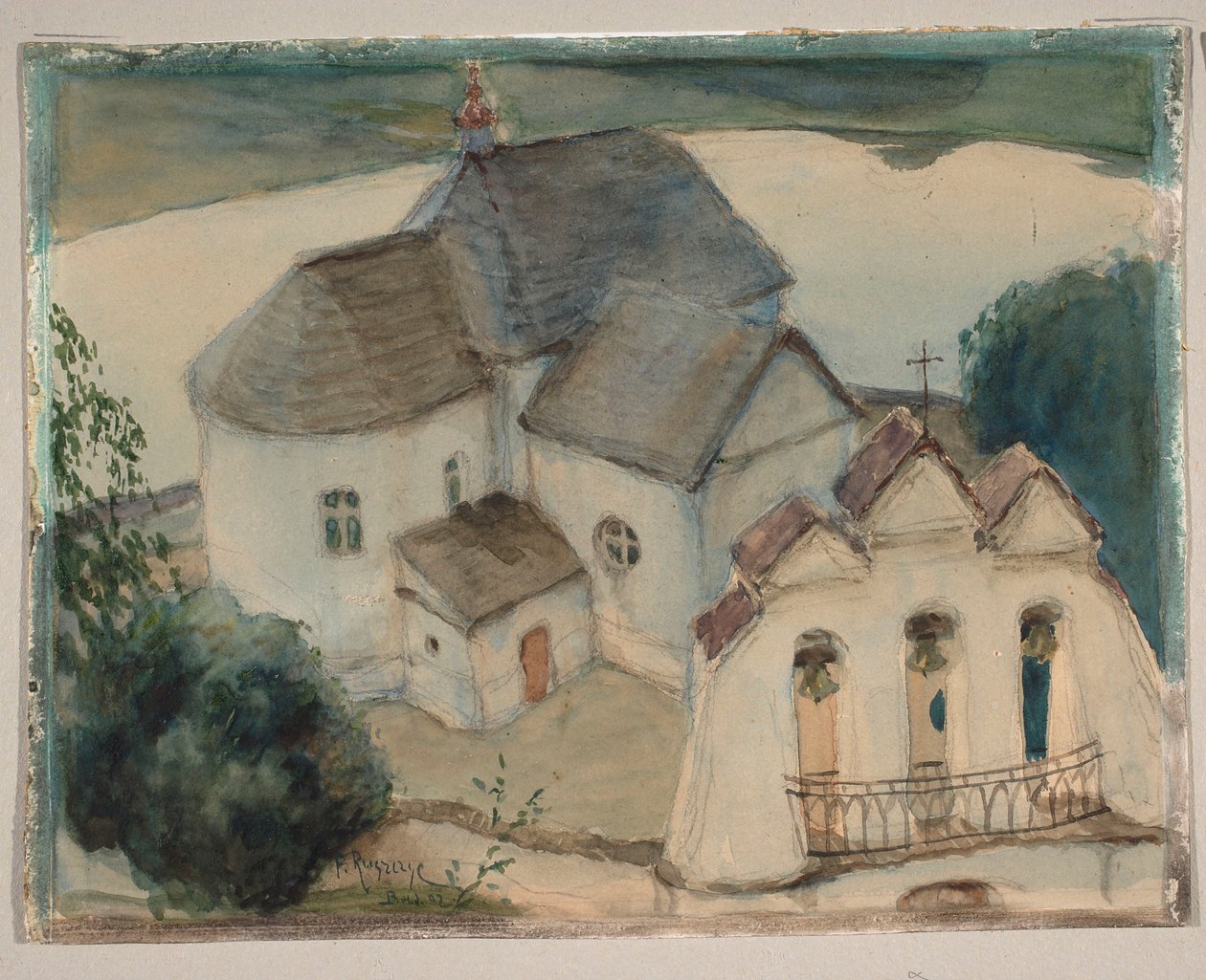 Kirche in Wiszniew von Ferdynand Ruszczyc