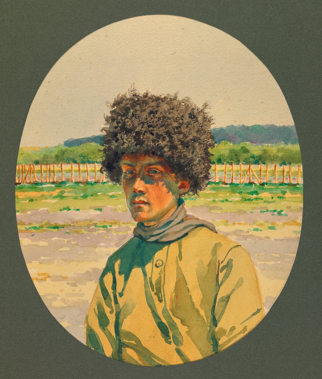 Porträt eines russischen südlichen Gefangenen, Gustrow von Fernand Barbier