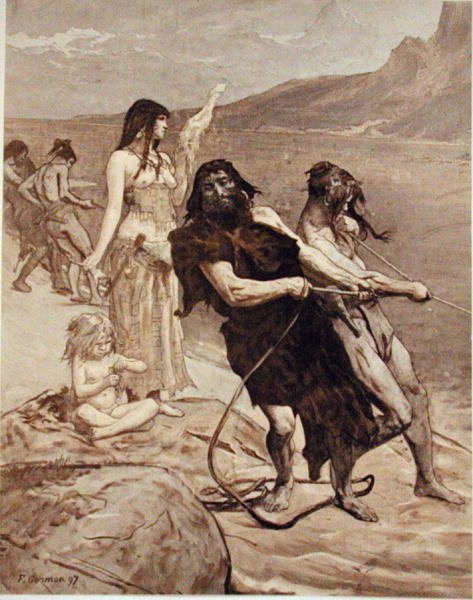 Angeln am Seeufer von Fernand Cormon