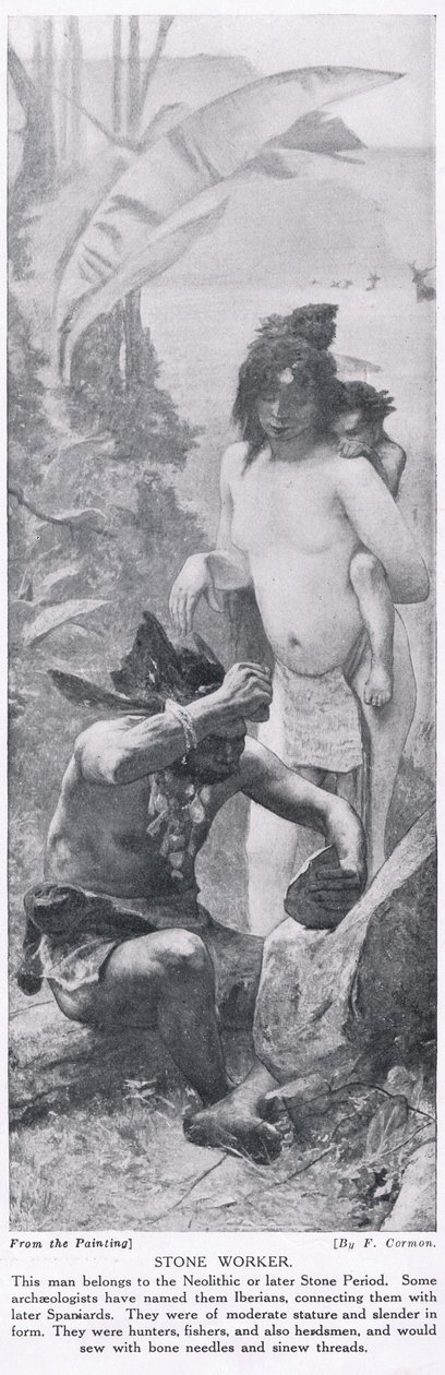Steinarbeiter, Illustration aus 