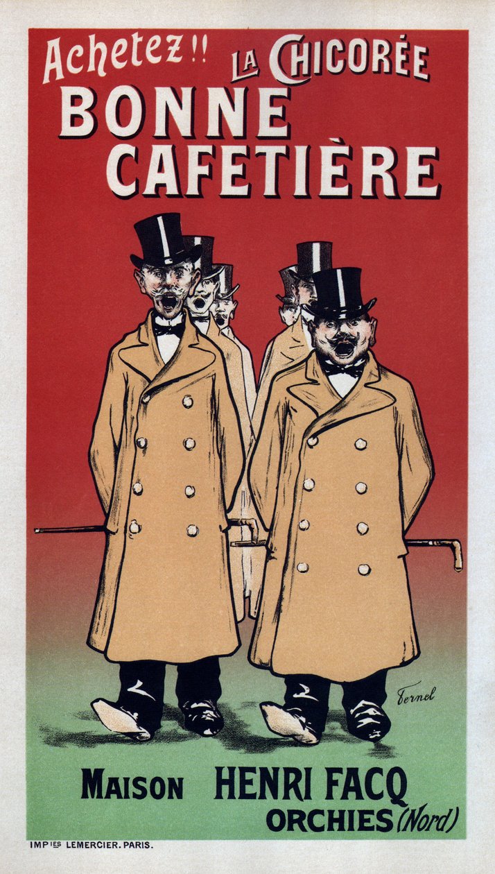 La Chicoree Bonne Cafetiere Poster, 1899 von Fernand Fernel