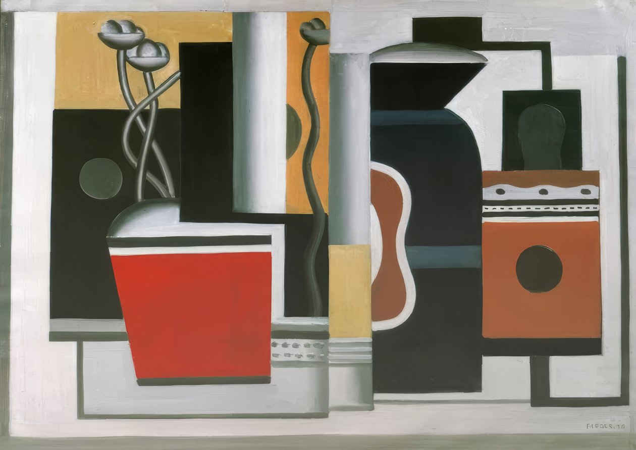 Der rote Blumentopf von Fernand Leger