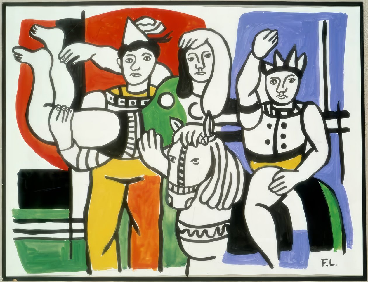Die Akrobaten von Fernand Leger