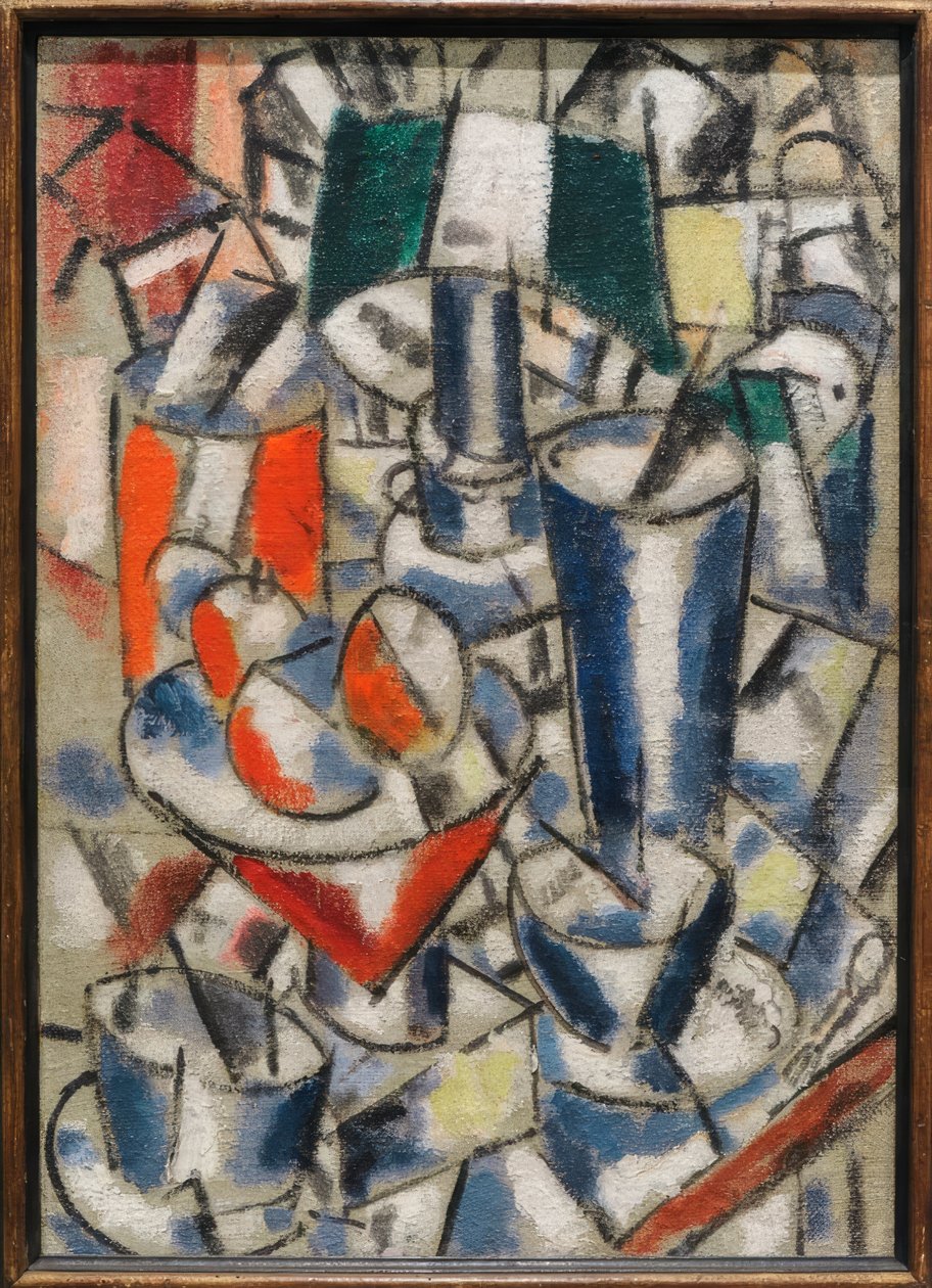 Stillleben mit Lampe von Fernand Leger
