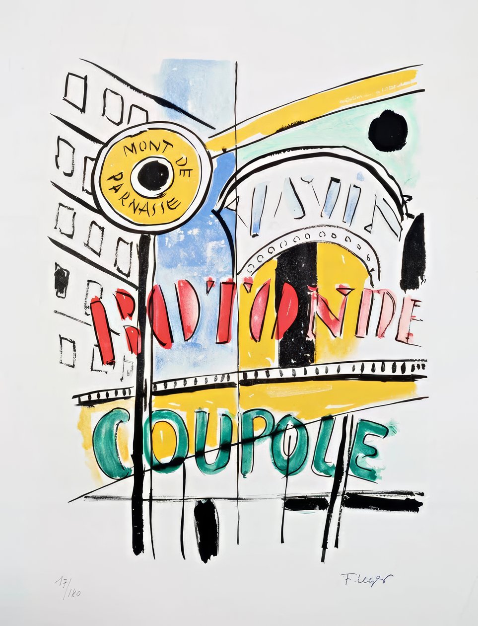 Die Stadt: Montparnasse von Fernand Leger