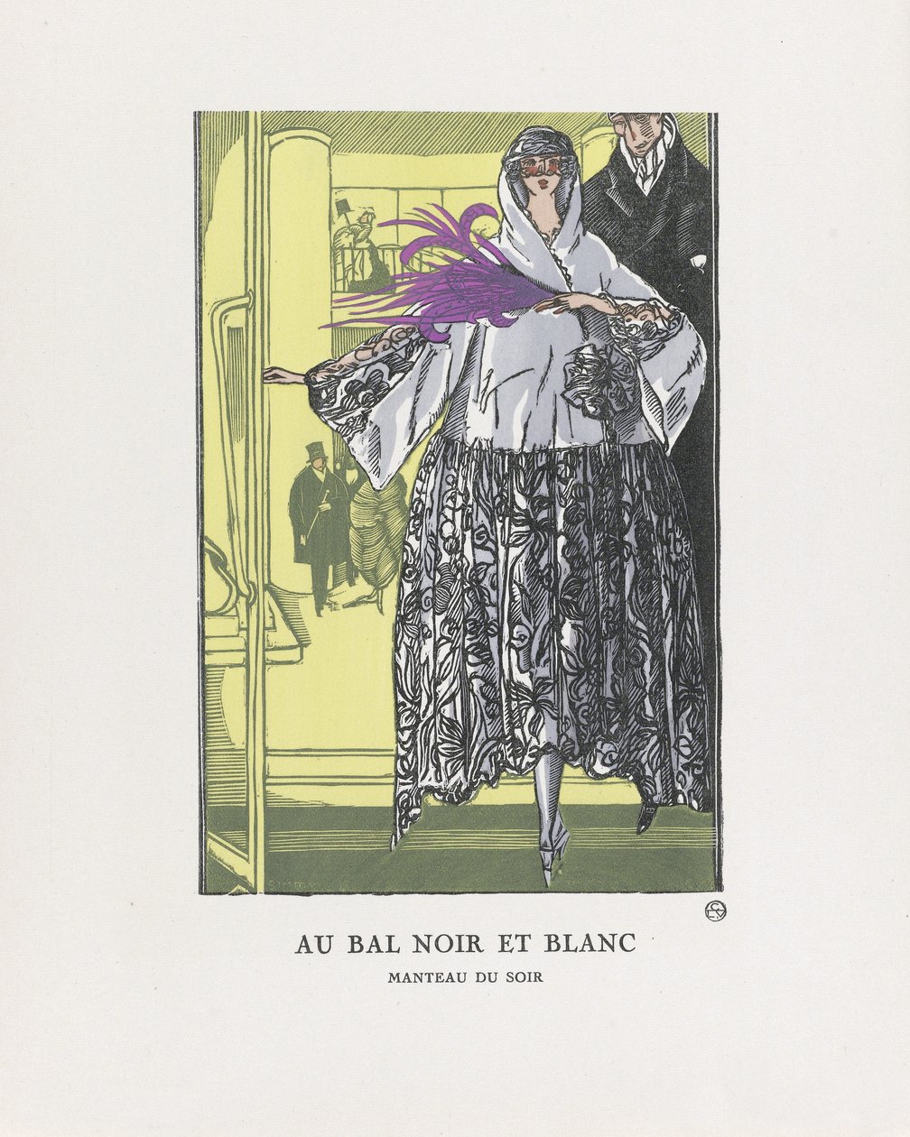 Au Bal Noir et Blanc von Fernand Siméon