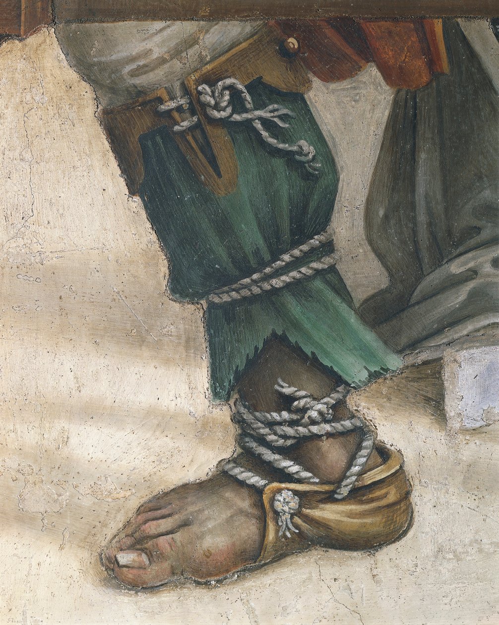 Der heilige Johannes Evangelist erweckt Drusiana (Detail) von Filippino Lippi
