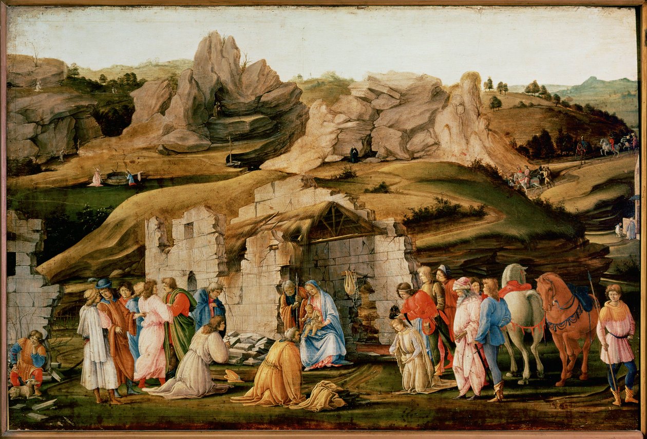 Die Anbetung der drei Könige von Filippino Lippi