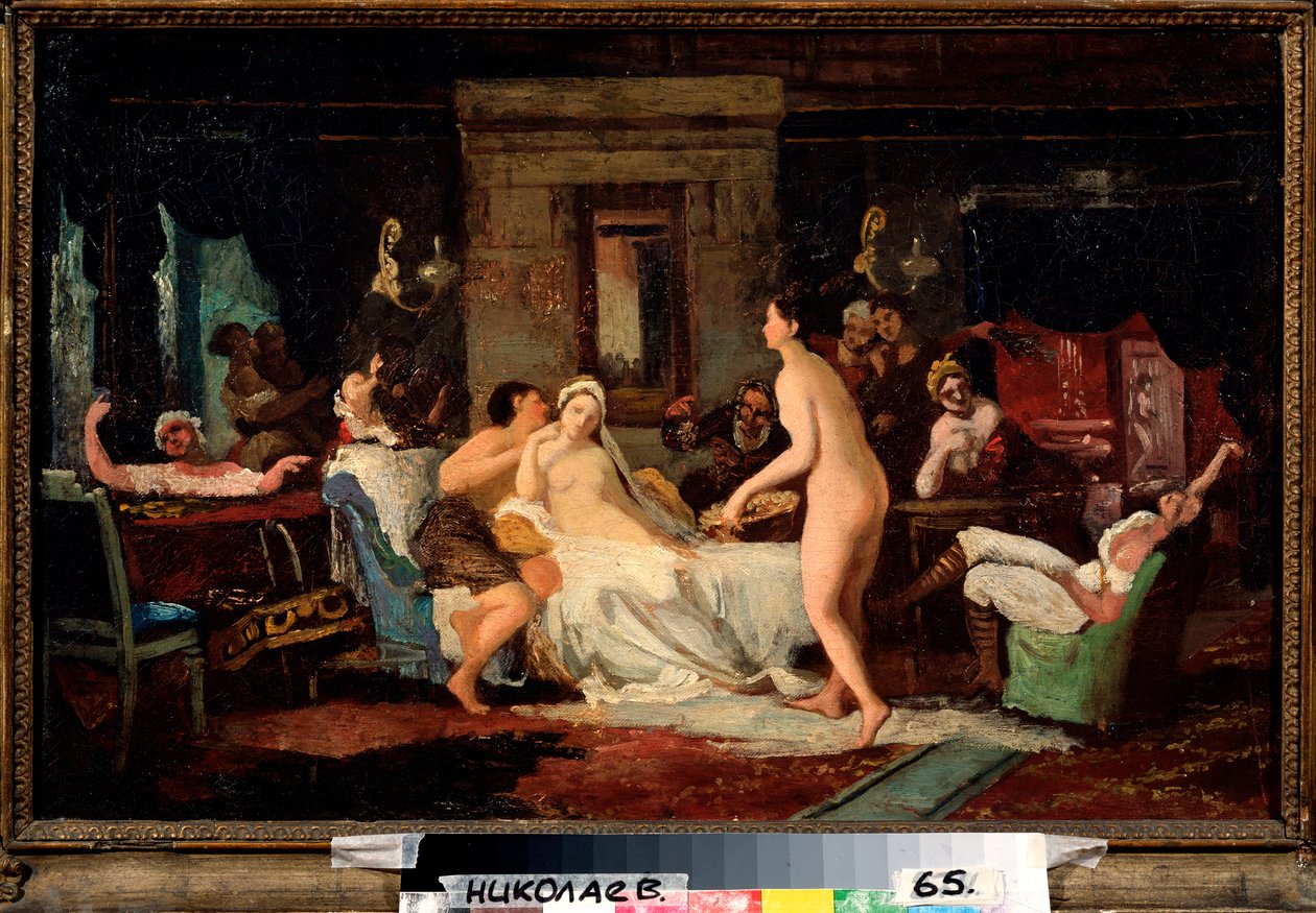 Der Vorabend der Hochzeit im Bad von Firs Sergeevich Zhuravlev