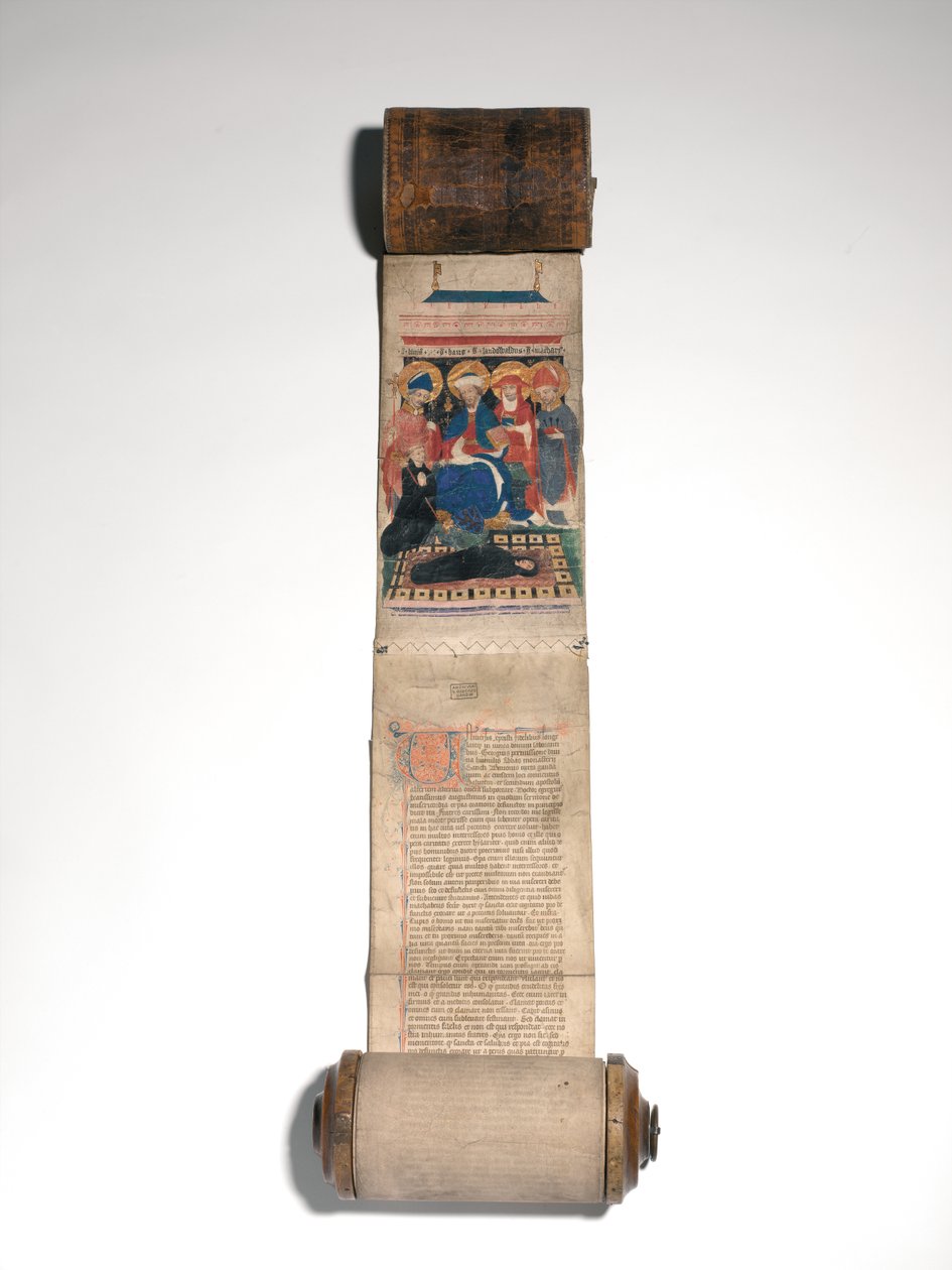 Totenbuch der Abtei Saint Bavo von Flemish School