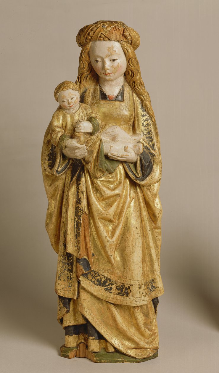Madonna mit Kind, Schule von Mechelen, um 1500 von Flemish School