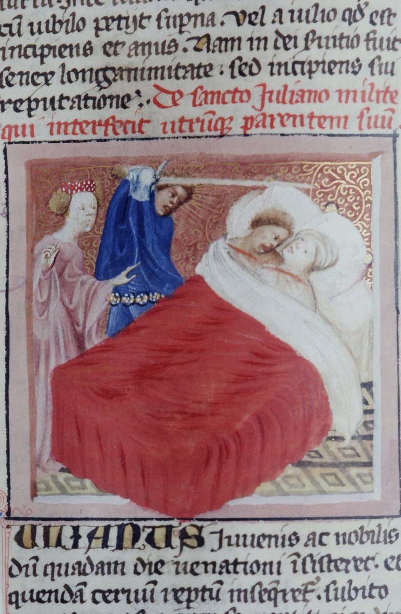 Ms Gen 1111 Seite aus der Legenda Aurea, Brügge, ca. 1400-10 von Flemish School