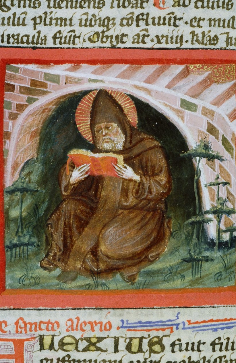 Ms Gen 1111 Seite aus der Legenda Aurea, Brügge, ca. 1400-10 von Flemish School