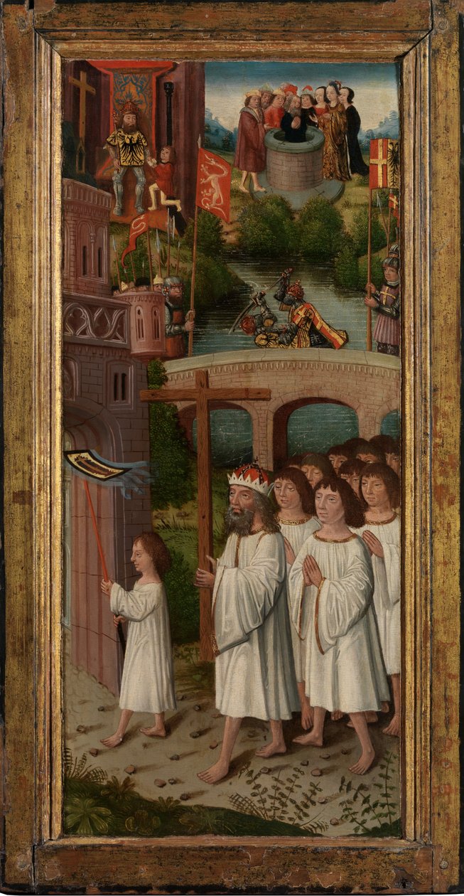 Szenen aus der Legende vom Heiligen Kreuz von Flemish School