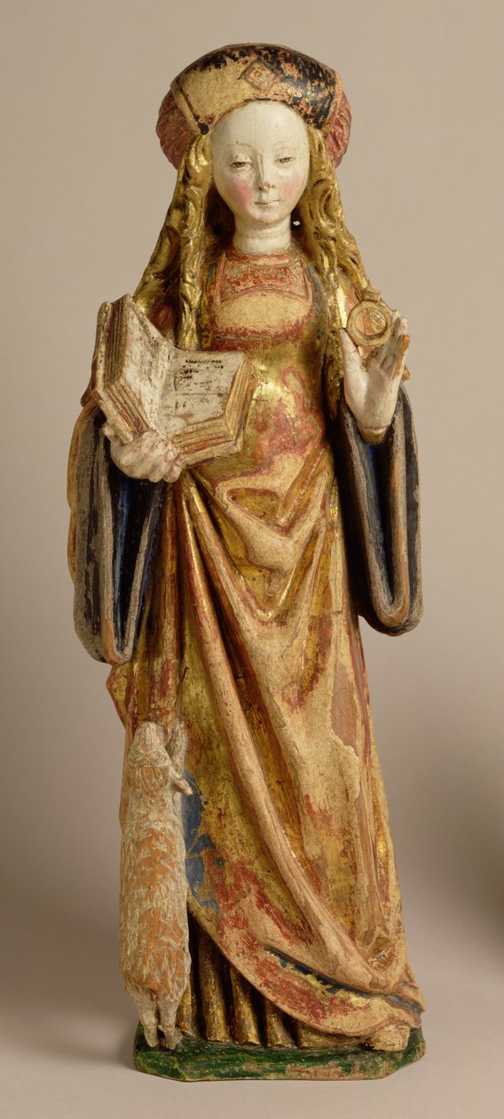 St. Agnes, Schule von Mechelen, um 1500 von Flemish School