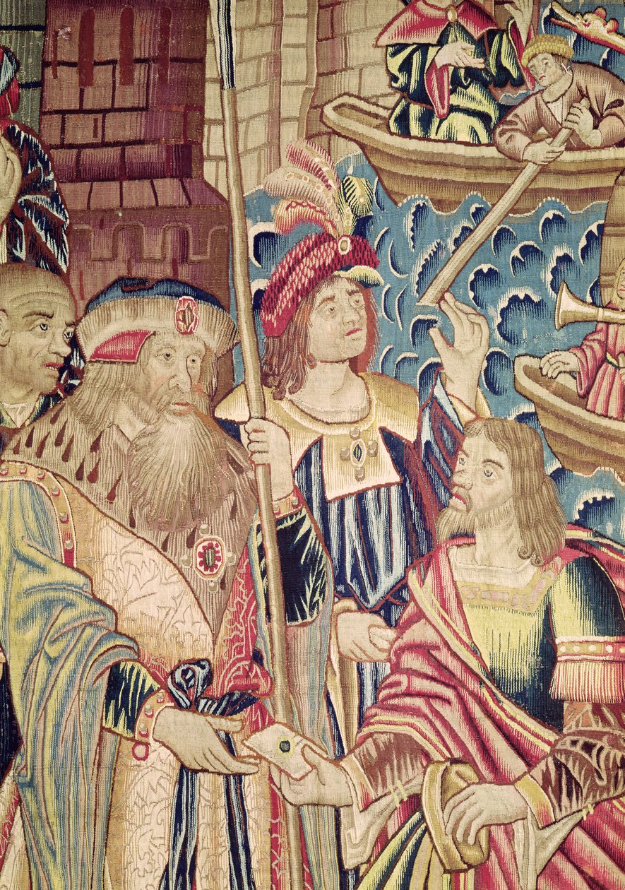 Die Ankunft von Vasco da Gama von Flemish School