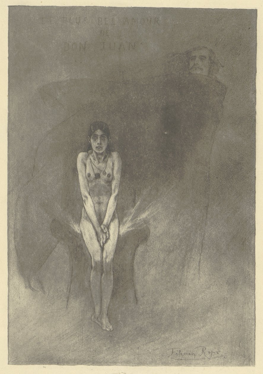 Die schönste Liebe von Don Juan von Félicien Rops