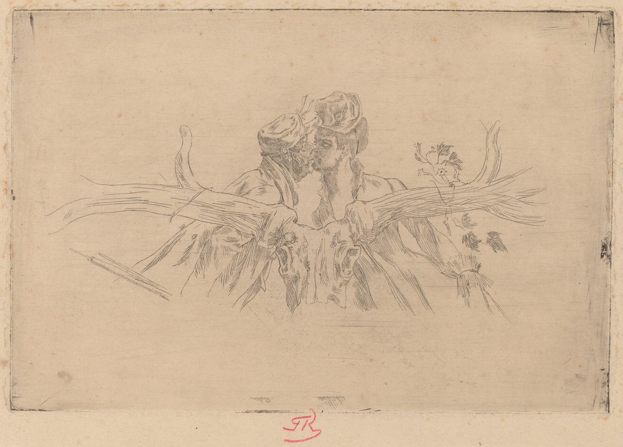 Der Zug von Maris von Félicien Rops