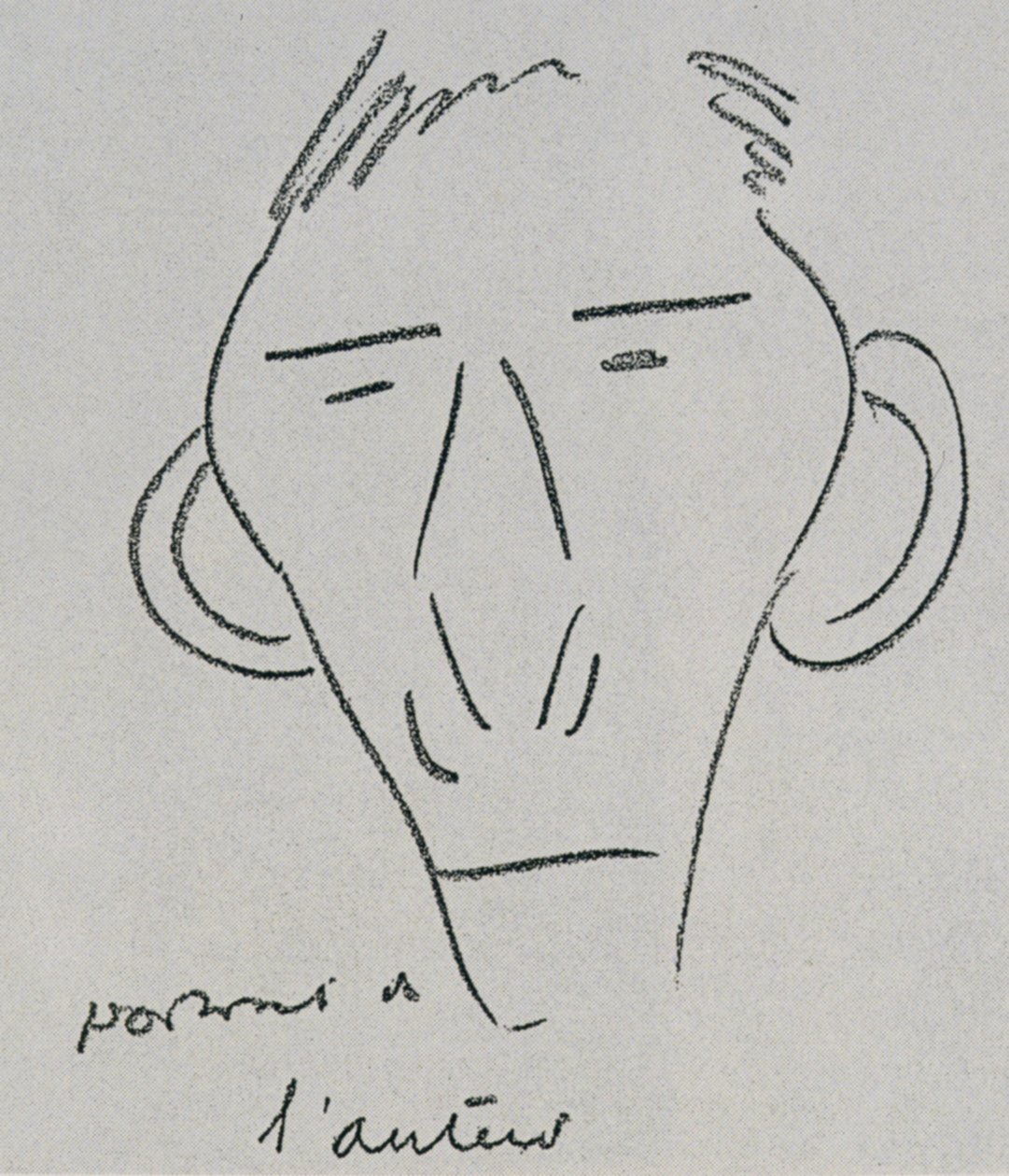 Selbstporträt von Félix Fénéon