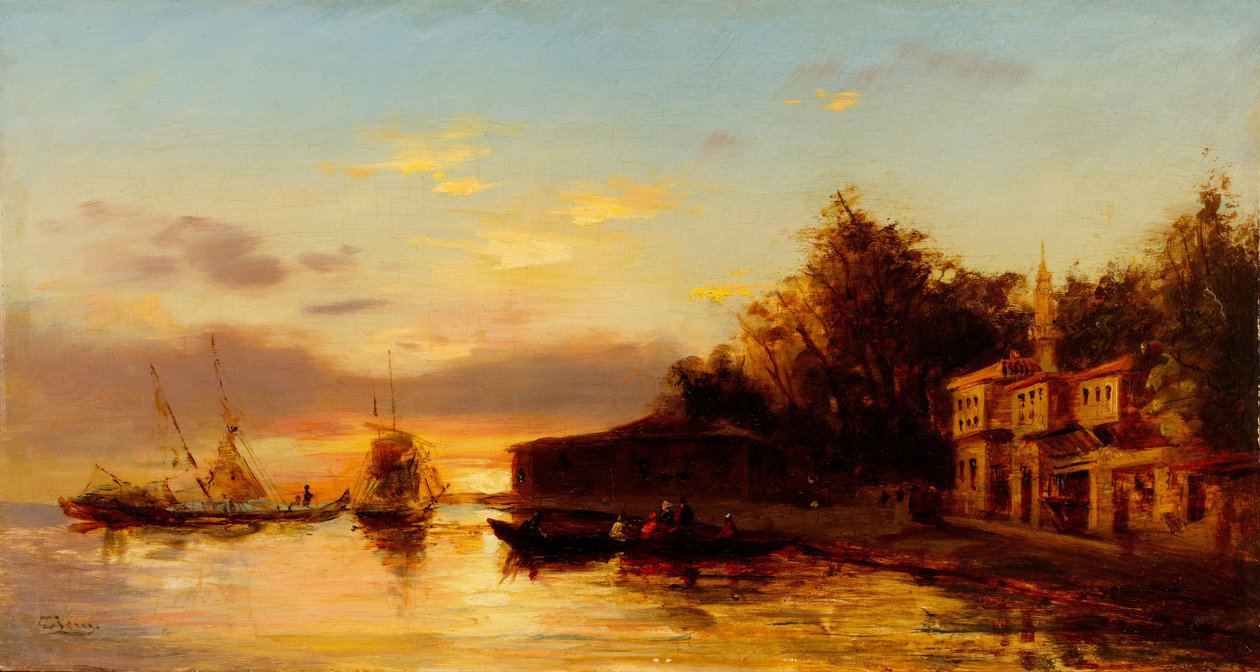 Ansicht von Istanbul, zweite Hälfte des 19. Jahrhunderts von Félix Ziem