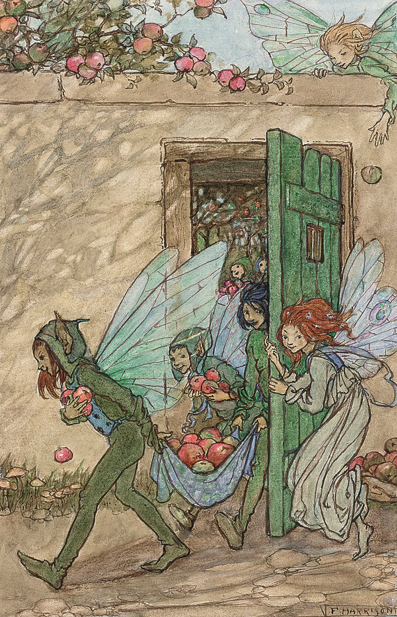 Eine Illustration für Elfenlied von Florence Harrison