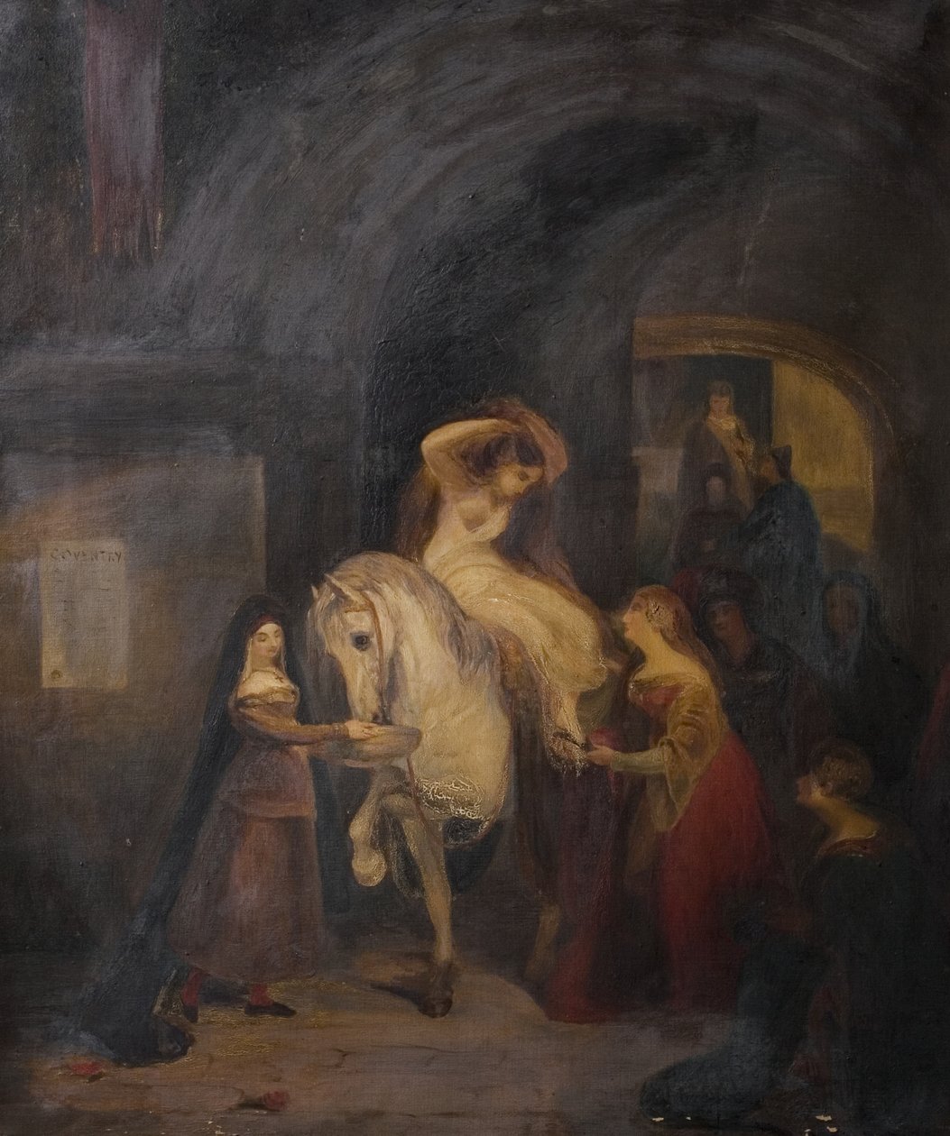 Lady Godiva (nach G. Jones), frühes 20. Jahrhundert von Florence Weston