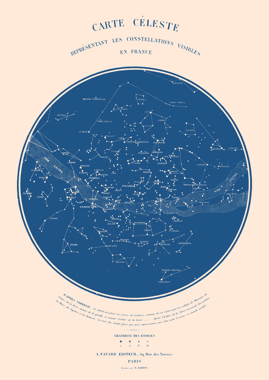Carte Celeste - ASTER EDITION, 2022 von Florent Bodart